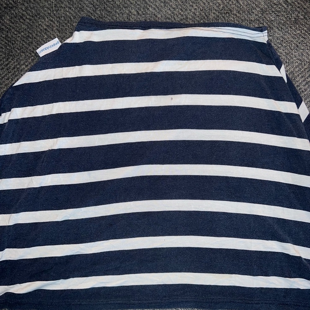 Blue and White Car Seat Cover